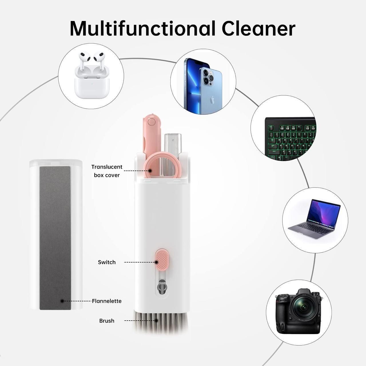 Ultimate 7 in 1 All-in-One Electronic Cleaner Kit with Brush